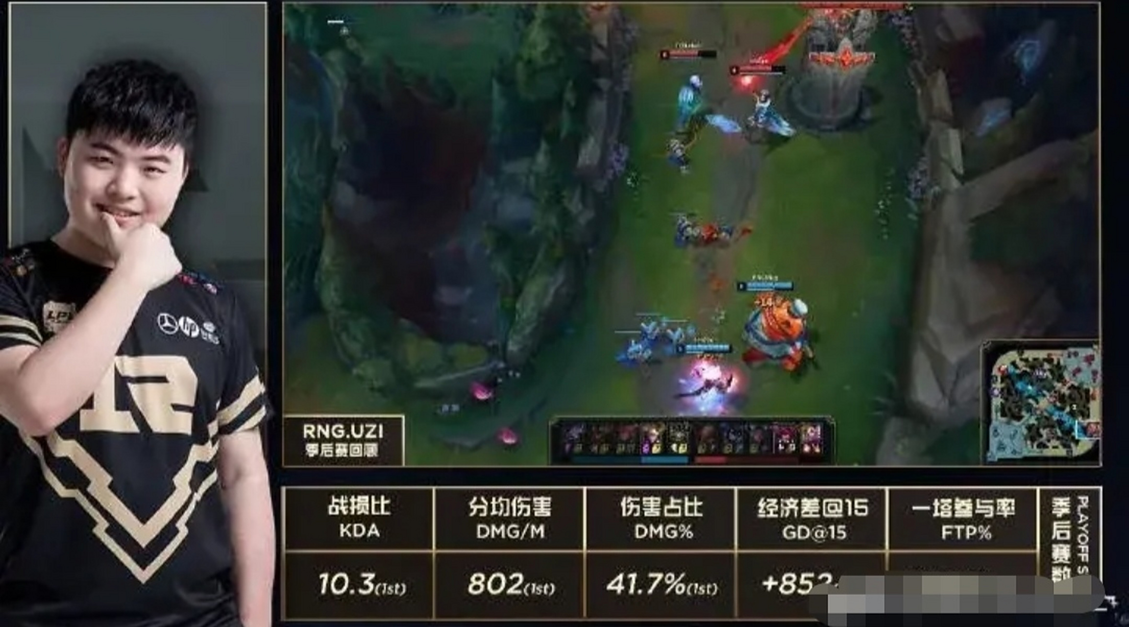 FPX横扫IG，Uzi操刀奇招英雄翻盘淘汰赛2:1（东京）